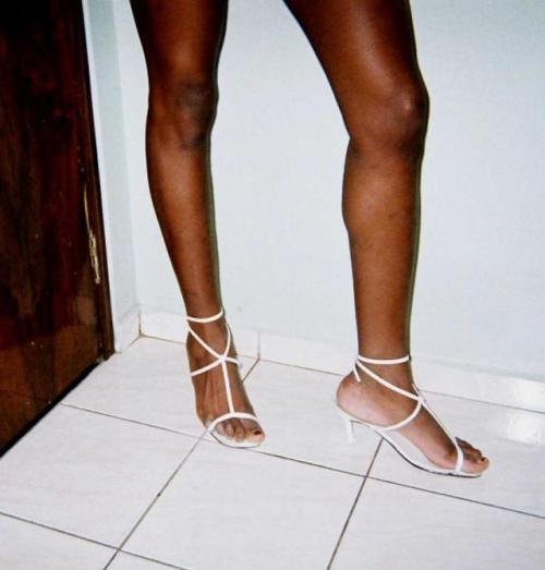 Sexy ebony legs and feet
