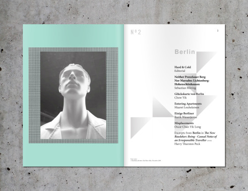 S’limIssue 2  – Berlin (April 2016)Hard and Cold – EditorialNeither Prenzlaue