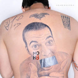 buzzfeed:  Steve-O’s portrait for the NOH8 is