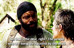 quodl:  The people who are living are haunted by the dead. We are who we are. And