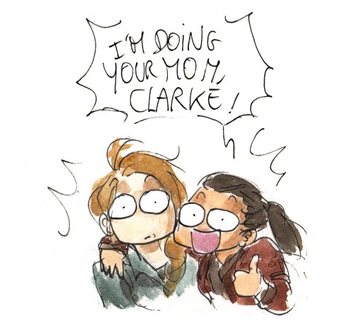 toodrunktofindaurl:Maybe one day we will see Abby’s reaction about Clarke &amp; Lexa, but 