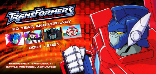 Happy 20th Anniversary Robots In Disguise!This year, and today in particular, marks the 20-year anni