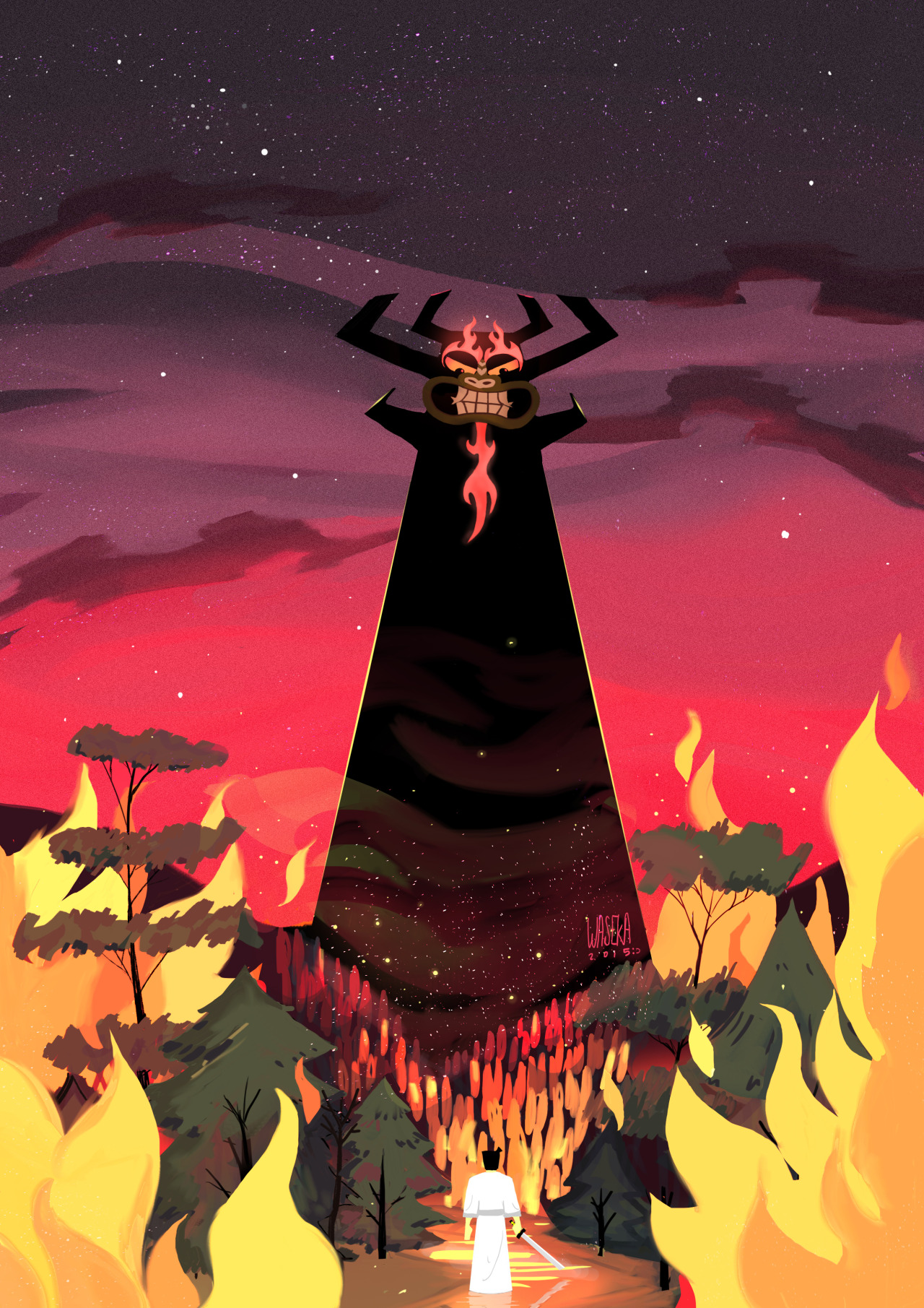 Samurai Jack Fan Art Triory