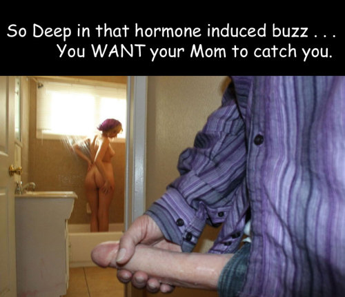 absolute-naughtiness: slipperykittylips: “You can’t jerk off to your MOM !!! WHAT were you THINKING
