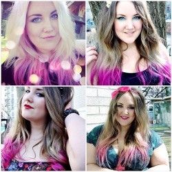 getbigger70:  khaleesidelrey:  #tbt To all the years where I rocked pink dip-dyed locks. 💕 #hair #pinkhair #alternativehair  So in love