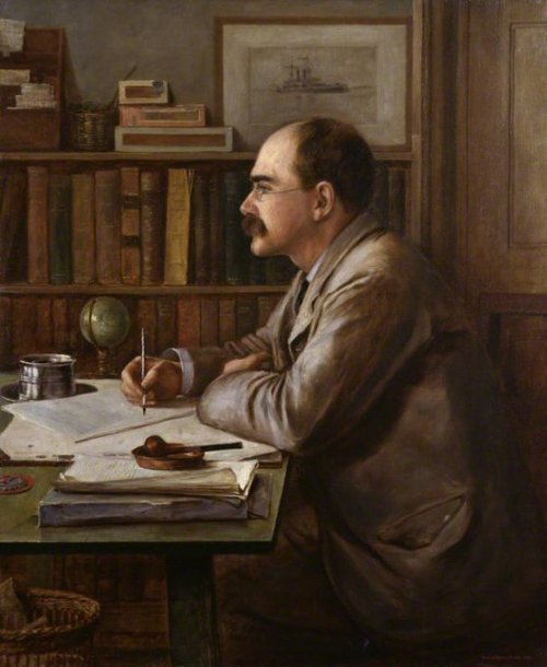 themaninthegreenshirt:“A man can never have too much red wine, too many books, or too much ammunition.”Rudyard Kipling, 30th December 1865 – 18th January 1936Kipling by Sir Philip Burne-Jones [1899]