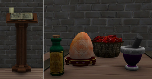 TS4 - Apartment Life Witch Stuff Converted from Sims 2 Two thrones as living chairsFairie Fire and H