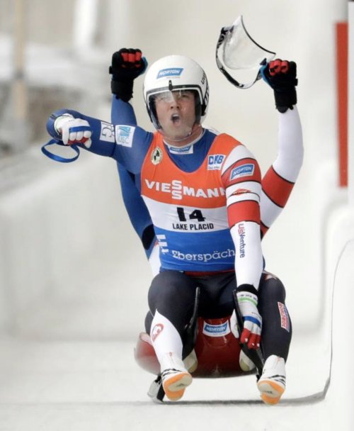 giantsorcowboys:Sexy Sliders  American Two Man Luge Duo Matt Mortensen And Jayson Terdiman Make A 