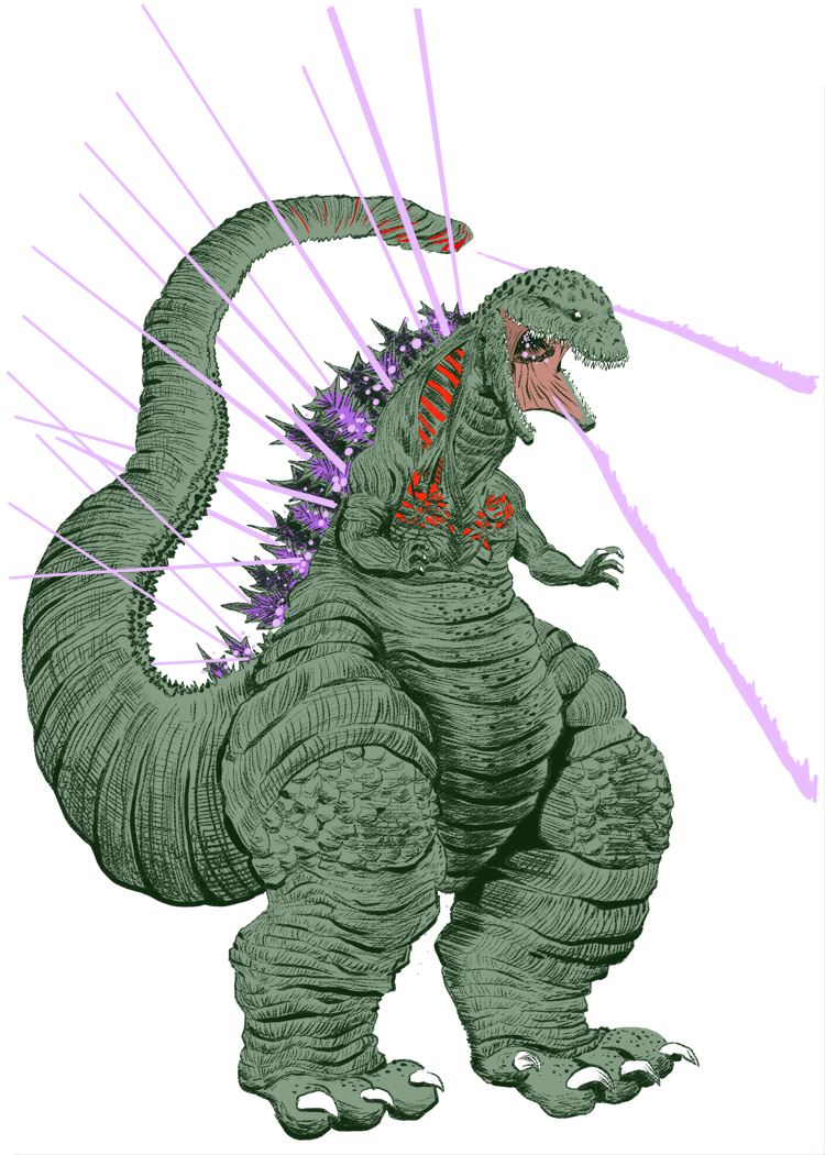 Featured image of post How To Draw Shin Godzilla Art of destruction the official art book for the new to how a crocodile can withstand most small arms ammunition whereas a komodo would be turned into swiss cheese