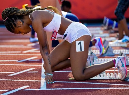 Camri Austin, 100 meter hurdles. 2021 US Olympic Trials. Eugene, Oregon. . . . . . #camriaustin #10