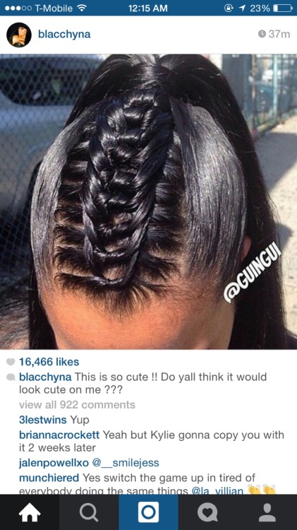 hotanimebabe:  “Yeah but Kylie gonna copy you with it 2 weeks later”   I’m screaming 