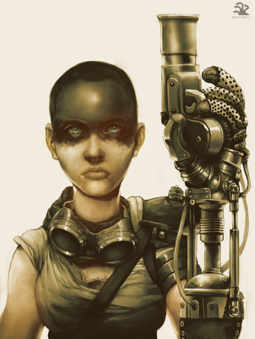 Furiosa! I could not let pass the opportunity. I just HAD to paint her :)