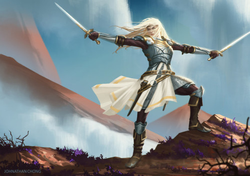 foxy-nerdy:Timea ,protector of The Center Land by Johnathan Chong.