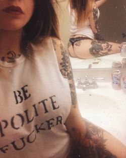 skullbxnes:  Mostly Tits &amp; Tats 