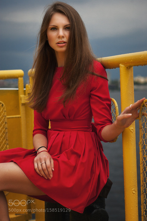 online-fashion-trends: From the series of “Ledy in red” by vibor2010