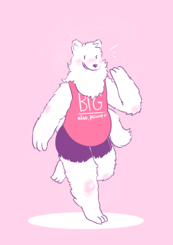 cat-boots:  your samoyed boyfriend spots you while he’s out for a jog 