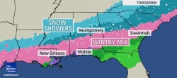 scifinut:  merfolkish:  ellipsisthegreat:  firlalaith:  merfolkish:  nbcnightlynews:  Forecasters warn once-in-a-generation winter storm could paralyze the Deep South Details: http://nbcnews.to/1gkKOIG  IF YOU LIVE IN THE SOUTH AND YOU MUST BE OUT ON