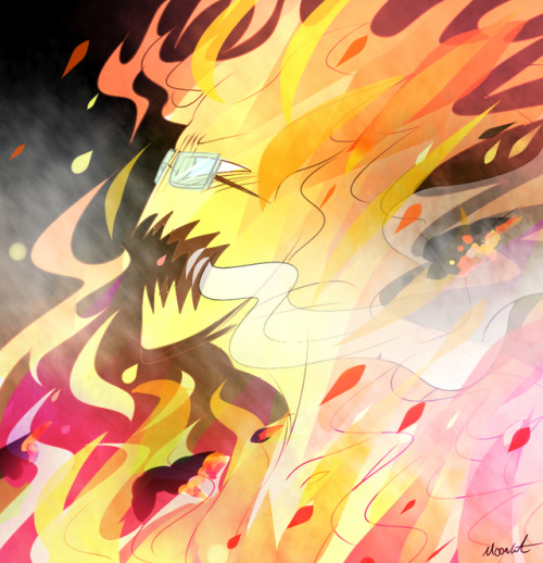 mooncatyao:  [Grillby] Angry