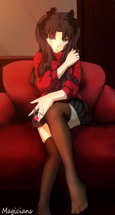 sany32:  遠坂凛！~ | Magicians [pixiv]  