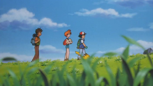 pokeshipping:I love the movie credits sequences that show the characters just travelling or relaxing or doing mundane things. They give the sense that even when nothing relevant to our interest is happening and we’re not looking, their adventure continues