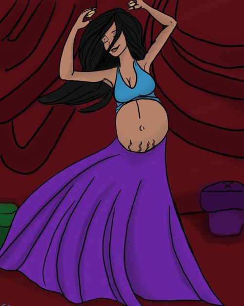 Belly dancing #MAYterity #myart #belly #pregnant #beautiful #bellydance #bellydancer www.ins