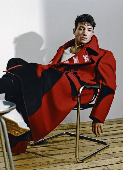 henryscavills:EZRA MILLER© Luc Coiffait for ES Magazine (2018)