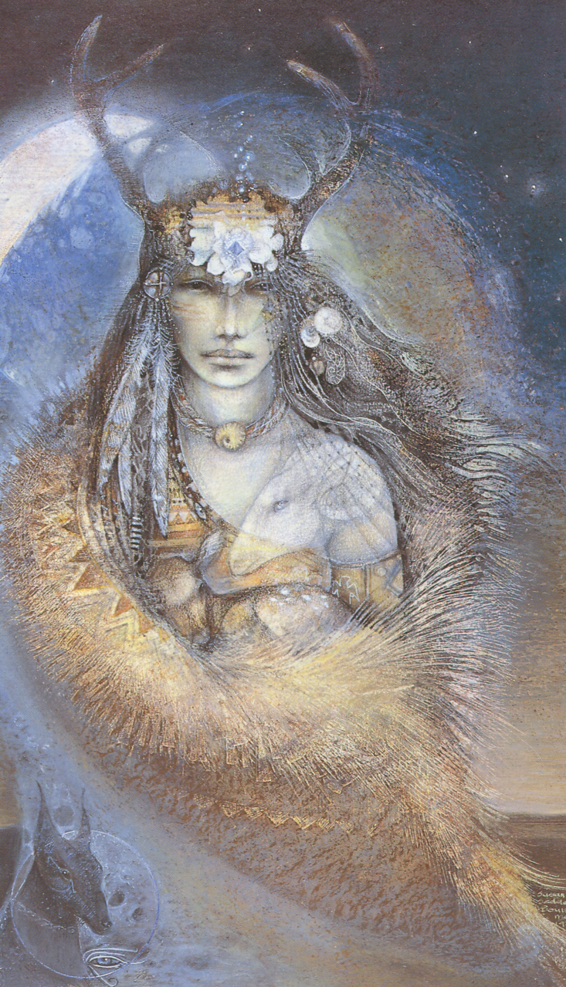 Deer Woman
Shaman: The Paintings of Susan Seddon Boulet (San Francisco: Pomegranate Art Books, 1989), p89