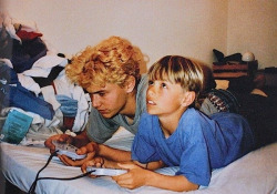 reminds:  James Franco and Dave Franco Playing Video Games in the Early 1990s