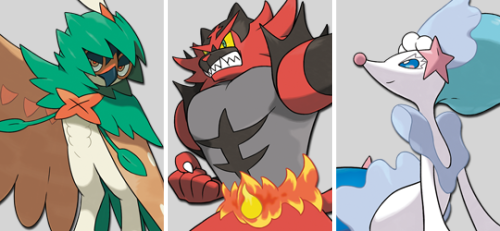 Starter Pokémon - Final Evolutions