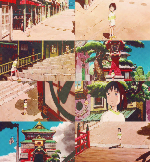 dyodee-oh:  Spirited Away x Chihiro stumbling upon the bathhouse     