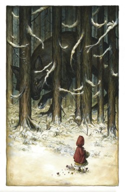 xombiedirge:  Le Petit Chaperon Rouge by Roberto