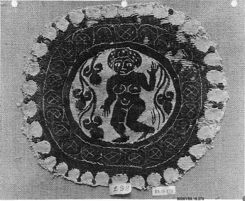 Sex ancientpeoples:  Woven medallion with a nude pictures
