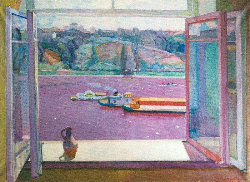 art-pickings:  Evgeni Anatolievitch Rastorguev (1920 - 2009, Russian) The large window