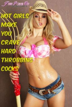 This is so true. If your a sissy cunt, really hot girls make you want cock soooooo badly!!!