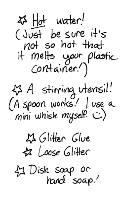 littleprincessgrace:  hannahdrwilliams:  numberix:  lilpuppysaurus:  daddyslildingo:  pinklikeme:  People were asking for my glitter jar instructions, so here you go! C:   Daddy, will you do this with me? dingosdaddy  I KEEP FORGETTING I NEED TO DO THIS