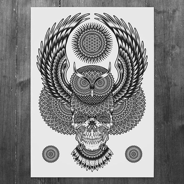 tomgilmour:  .Limited Art Print “SPIRIT &amp; WISDOM”tomgilmour.com/store