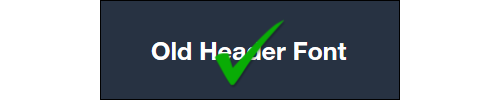 I Tried To Get This As Close To The Old Font As I Could. If You Have Advice On Tweaking, Lemme Know.