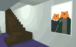 alpha-beta-gamer:  Goldi is a short and surprising first person adventure which puts you in the shoes of Goldilocks as she rifles through the Three Bears house.As well as eating their porridge and sleeping in their beds, you can mess around with a wide
