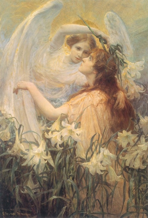 artofrestraint: George Hillyard Swinstead (1860-1926)The Angel’s Message