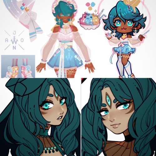 2020 July WIPs!New Katy outfit~~~ ✨✨and busts for an art trade!—got swamped and missed posting on my