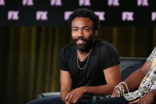 Donald Glover speaks onstage during the FOX/FX Networks portion of the 2018 Winter Television Critic