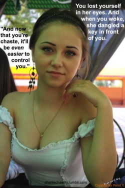 Femdom Chastity Captions, Cum Denial