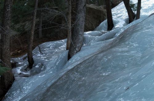 glitchbent:  Flash flood that flash froze.