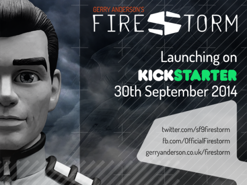 jaffajamjam:  So… Gerry Anderson Productions are doing a Kickstarter for a new ULTRAMarionation show, FireStorm. And it starts tomorrow. Puppets, people! Model work!! VISABLE STRINGS!!! Like Thunderbirds and Captain Scarlet! Jesus, I’m gonna pledge