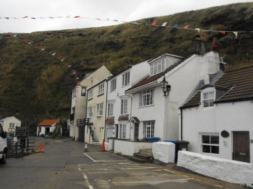 Houses, Staithes Harbour