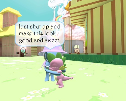 asktrixandberry:  Trixie: Now lets never do this again. Spike: Agreed.  X3 Aww~