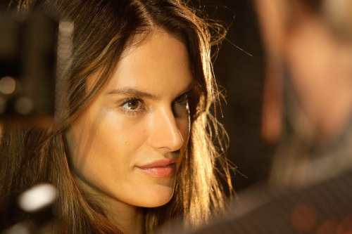 Alessandra Ambrosio glowing backstage for Alex Perry at MBFWA. More here: http://www.popsugar.com.a
