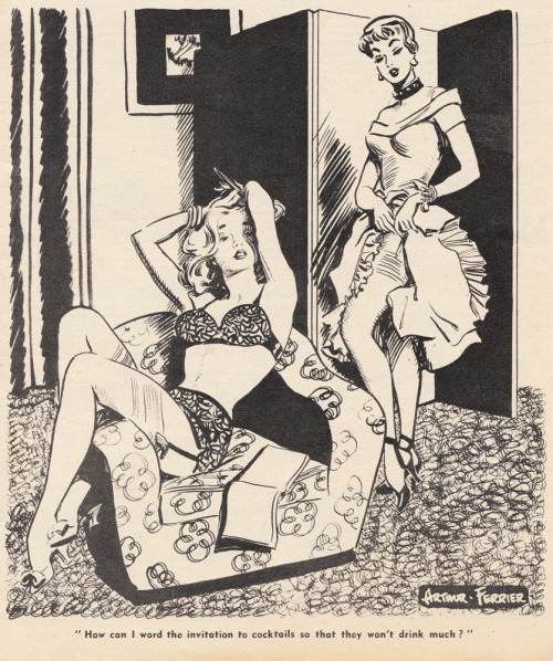 kronstadt21:Aurthur Ferrier cartoon from Blighty, April 2nd 1955.Vintage Scans