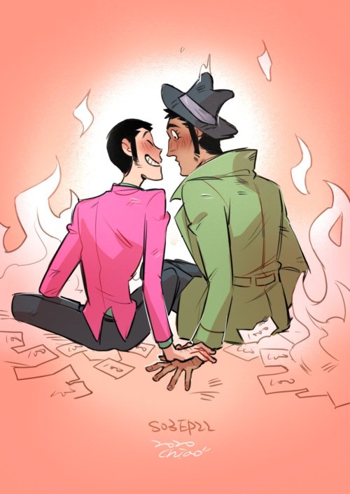 chiaolovelupin: LuzeLu :3 my redbubble &lt;3www.redbubble.com/i/pin/Lupin-Zenigata-