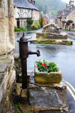 and-the-distance:Castle Combe, The Cotswolds  Where&rsquo;s the pub???